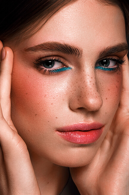 tendências de maquiagem blush