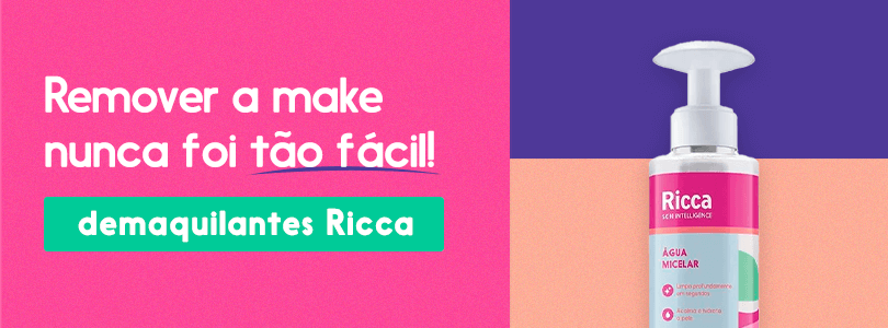 banner demaquilante água micelar ricca
