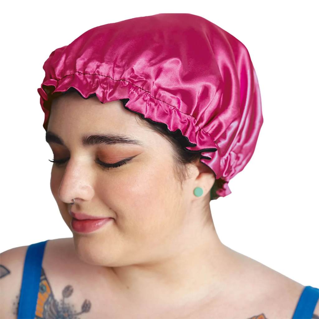 Touca de cetim dupla face Ricca