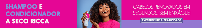 banner shampoo e condicionador a seco ricca: cabelos renovados em segundos, sem enxágue